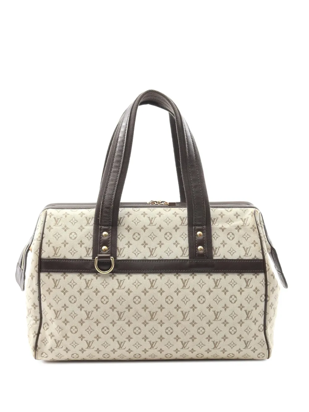 Louis Vuitton Pre-Owned 2001 モノグラム ミニ ラン ジョセフィーヌ GM ハンドバッグ - ブラウン Louis Vuitton Pre-Owned 2001 モノグラム ミニ ラン ジョセフィーヌ GM ハンドバッグ - ブラウン