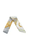 Hermès Pre-Owned 2000-2025 Objets de Curiosite Silk Twilly Scarf scarves - White