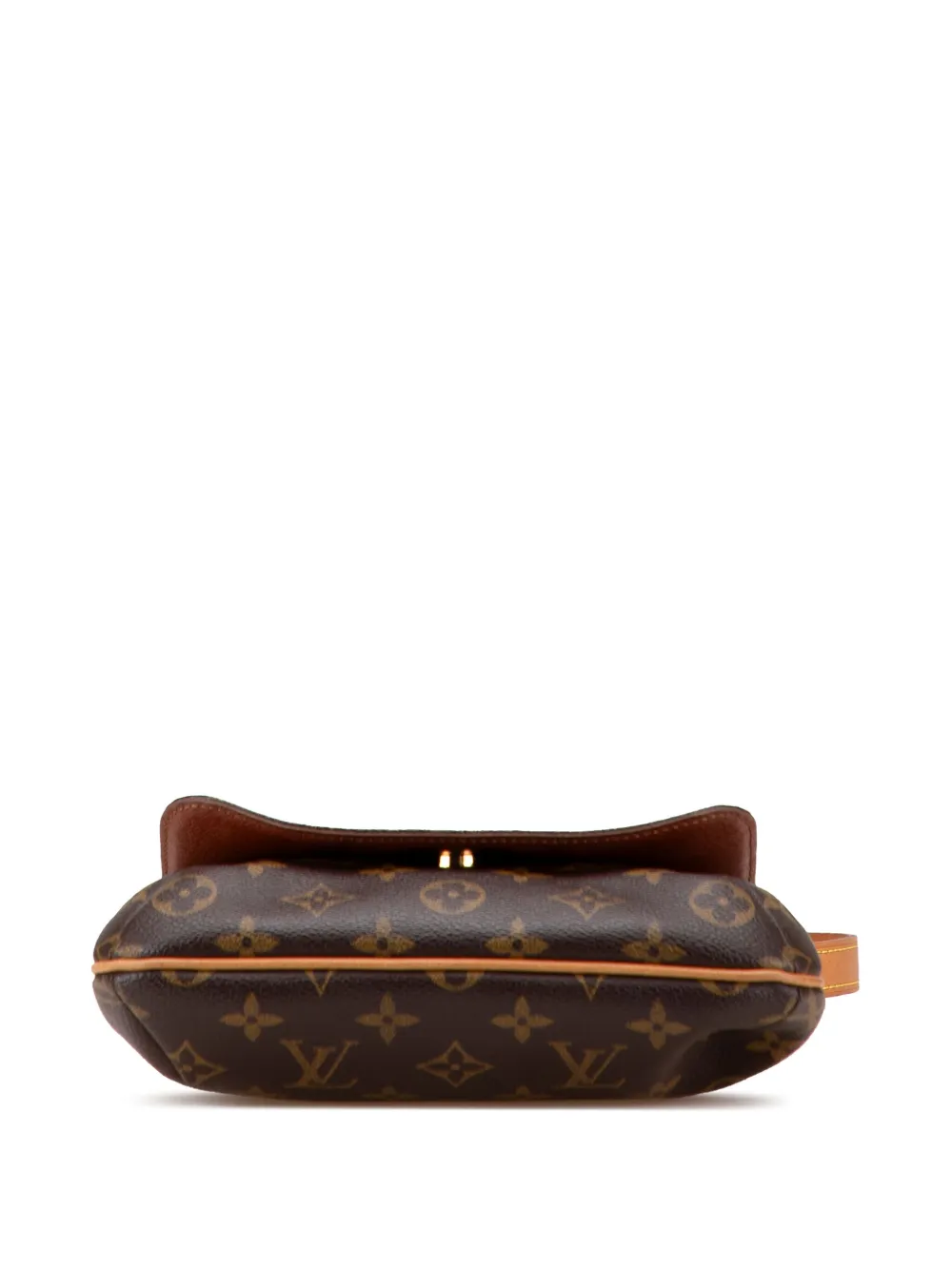 Pre-owned Louis Vuitton 2001 Monogram Musette Salsa Short Strap Shoulder Bag In Brown