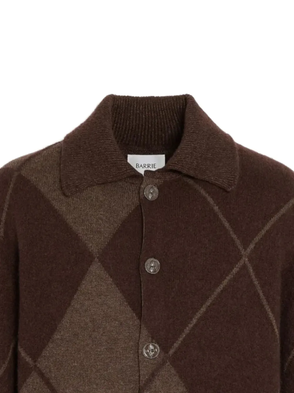 Barrie argyle-pattern button cardigan | Cardigans | Image 2