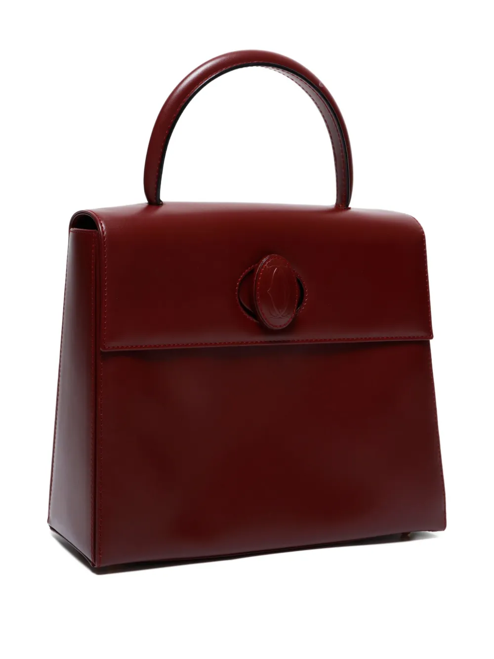 Pre-owned Cartier 1990s Must De  Handbag In Red