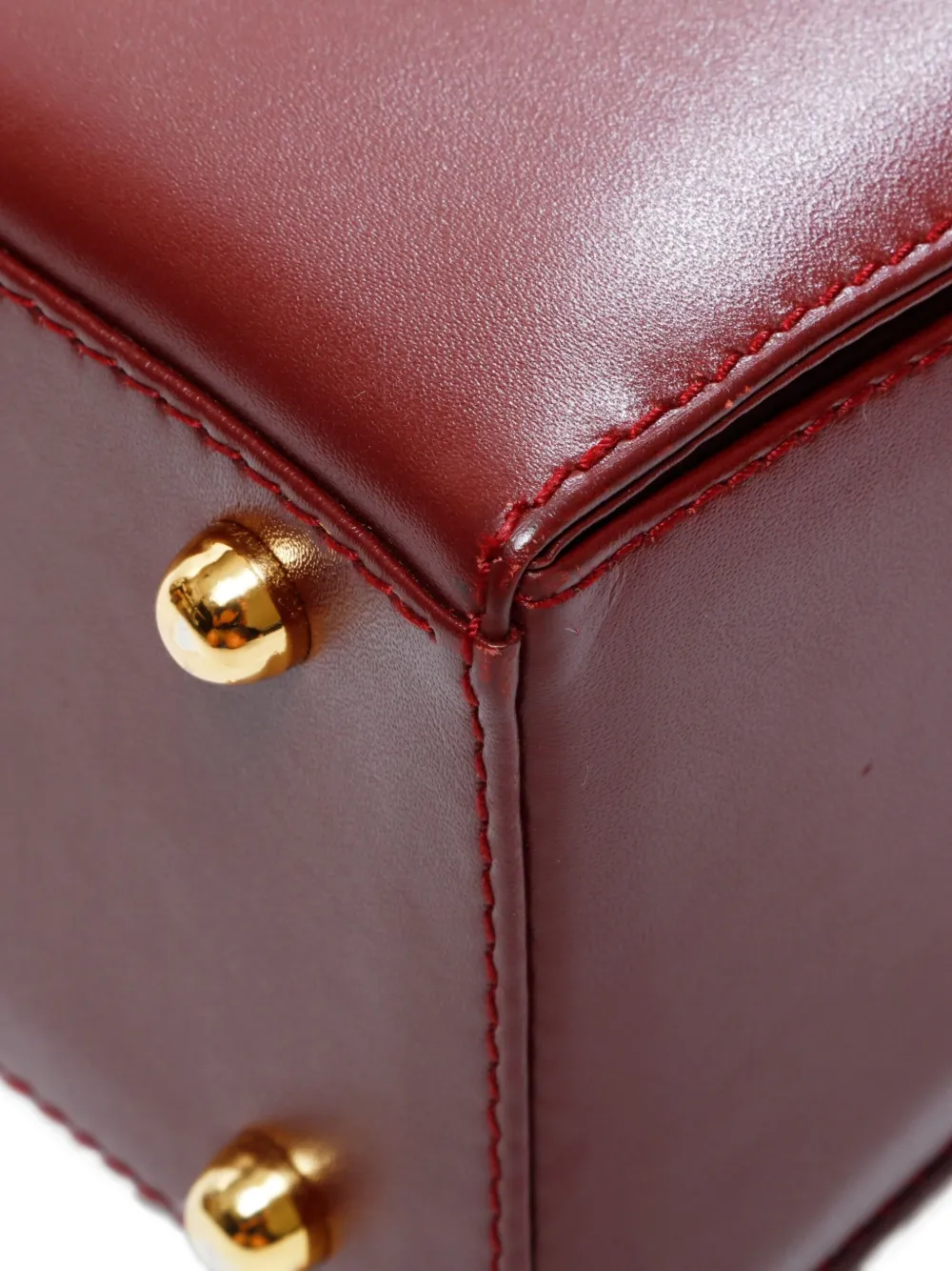 Pre-owned Cartier 1990s Must De  Handbag In Red