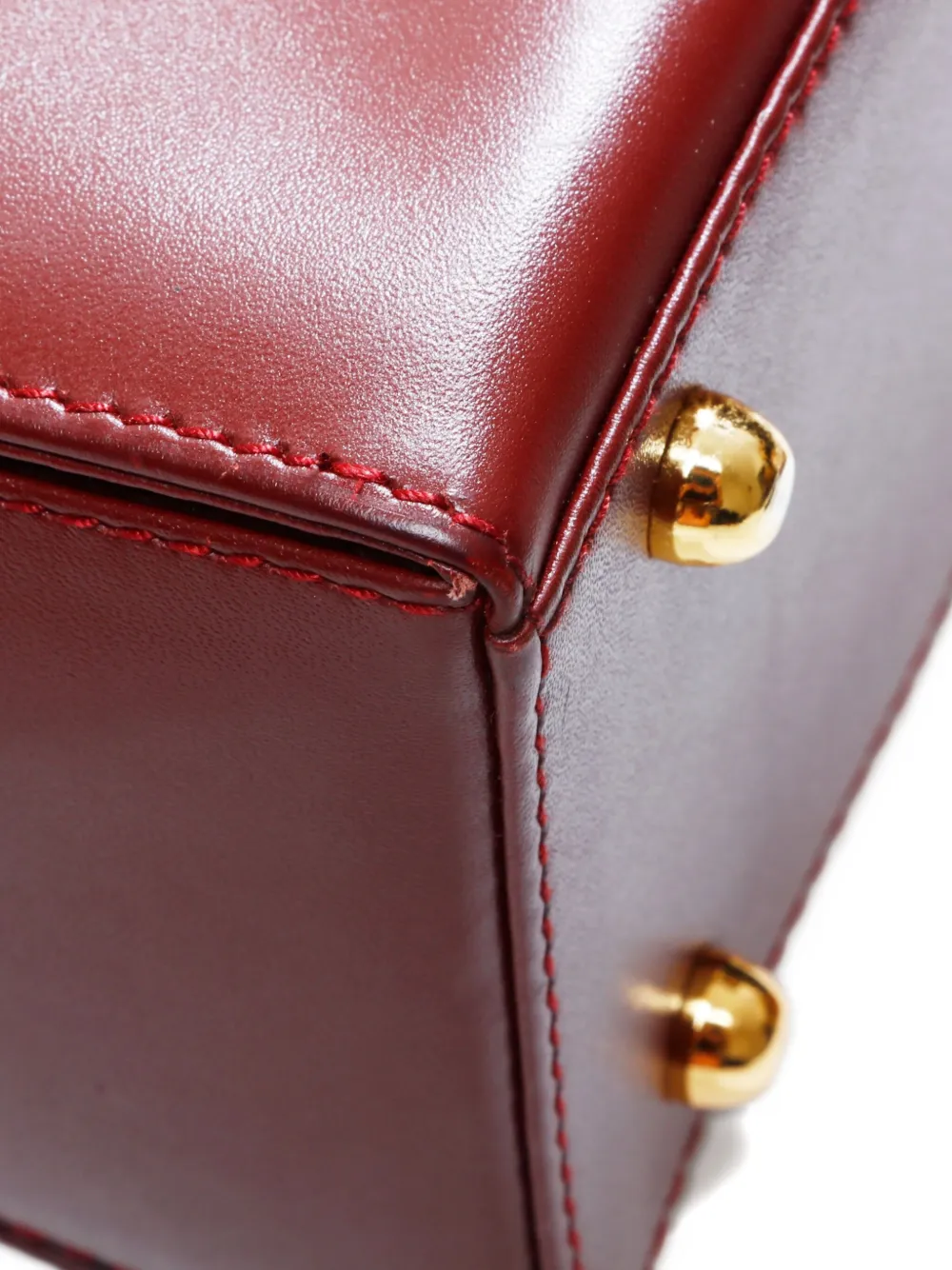 Pre-owned Cartier 1990s Must De  Handbag In Red