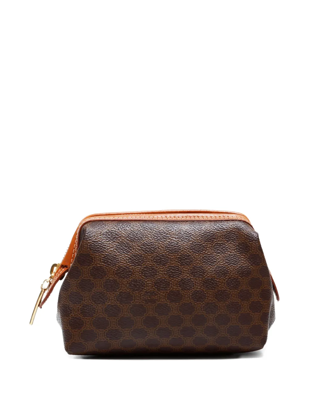 Celine Pre-Owned 2000-2015 マカダム クラッチバッグ - ブラウン Celine Pre-Owned 2000-2015 マカダム クラッチバッグ - ブラウン