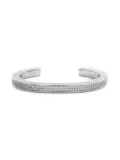 Celine Pre-Owned 2020-2025 rhinestone-embellishment cuff bracelet - Grey
