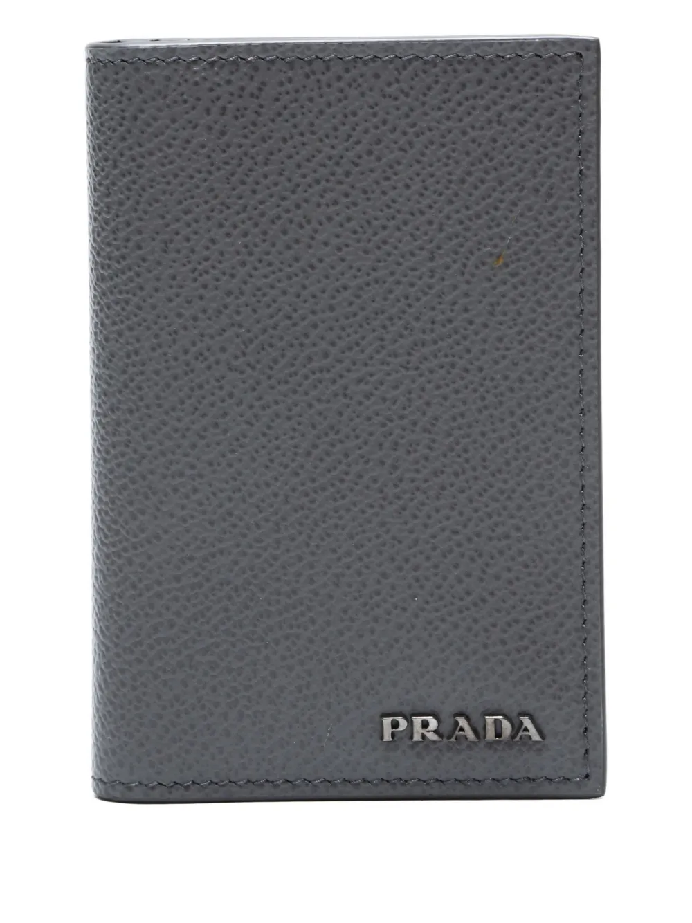 Prada Pre-Owned 2020-2025 Saffiano leather cardholder | Grey | Image 1