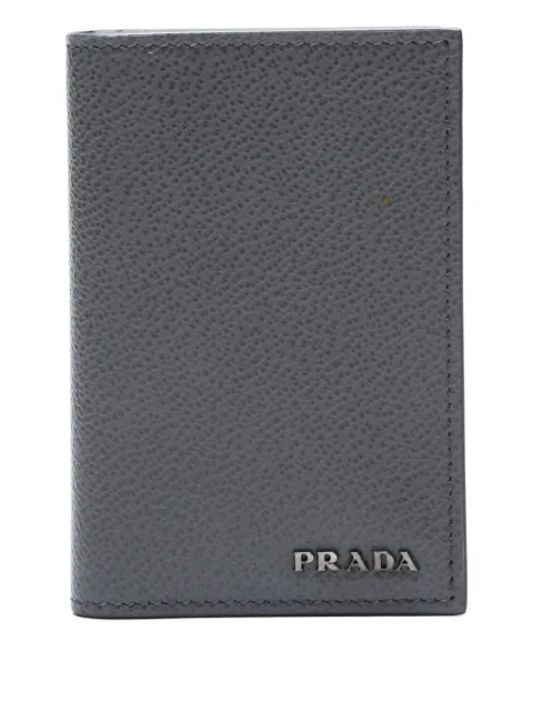 Prada Pre-Owned حامل بطاقات جلد سافيانو 2020-2025