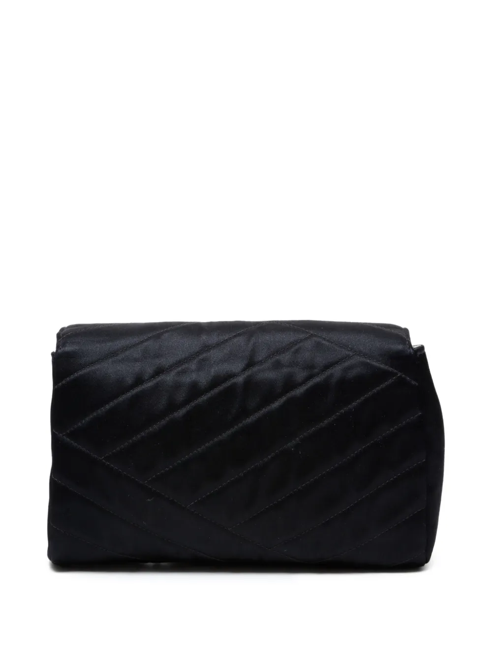 CHANEL Pre-Owned 1986-1988 bias-stitch rhinestone chain shoulder bag | Pre-Owned | Image 2