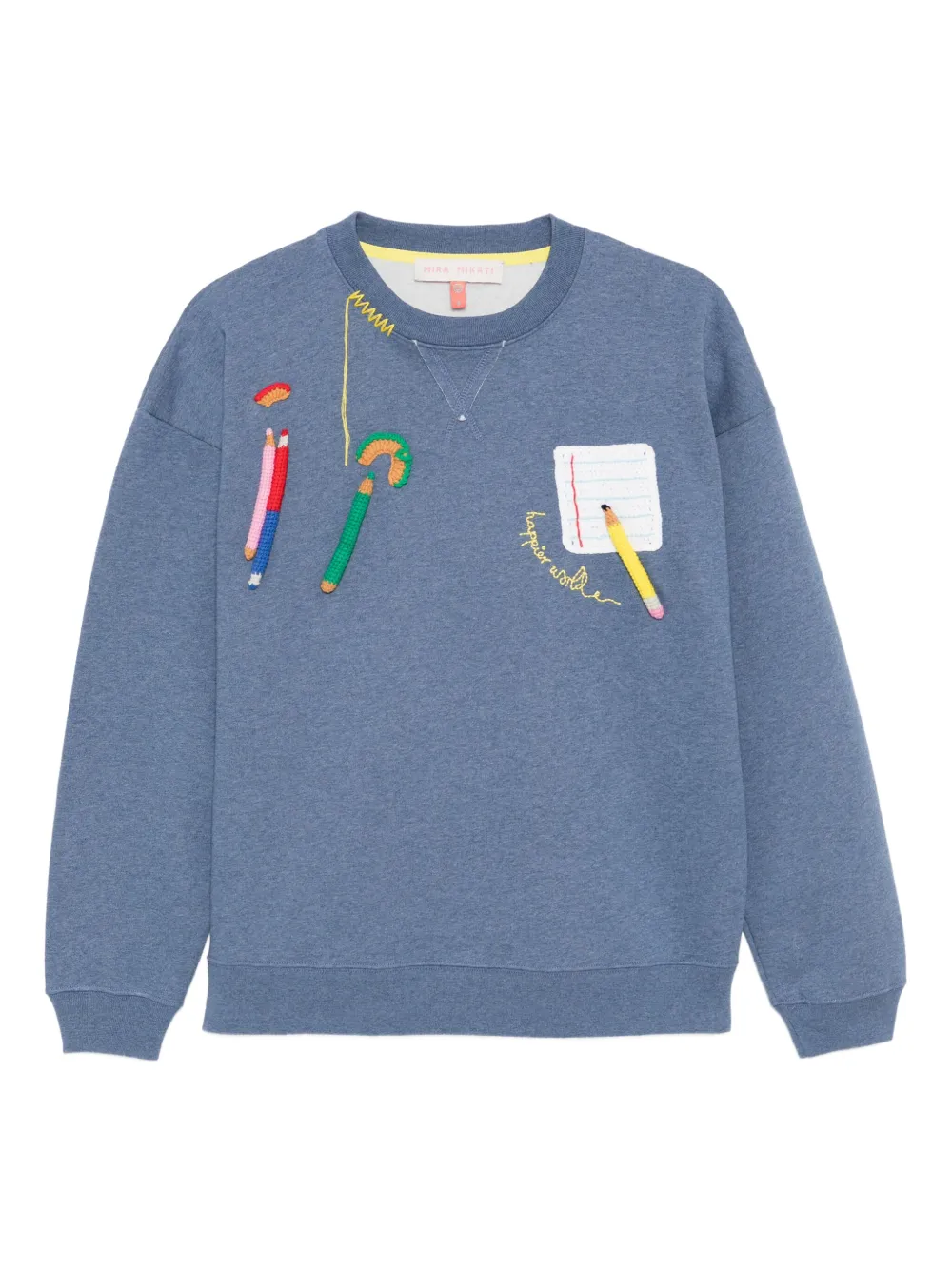 Mira Mikati sudadera con parche School | azul | Image 1