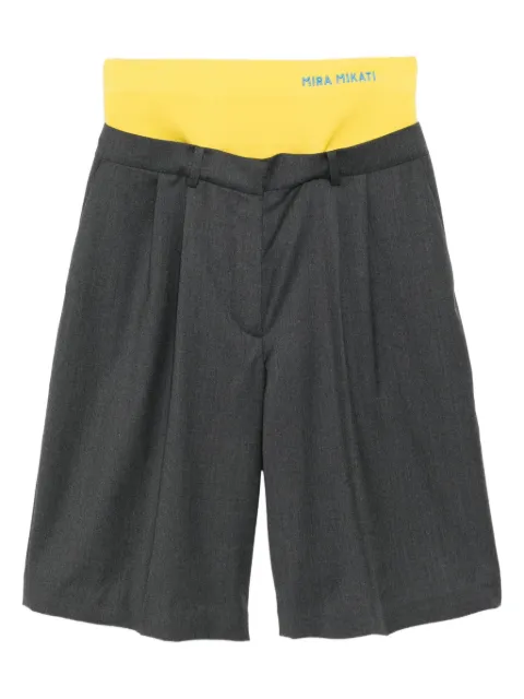Mira Mikati wool tailor shorts