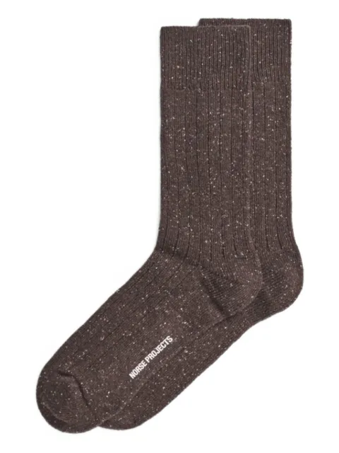Norse Projects Bjarki speckled socks