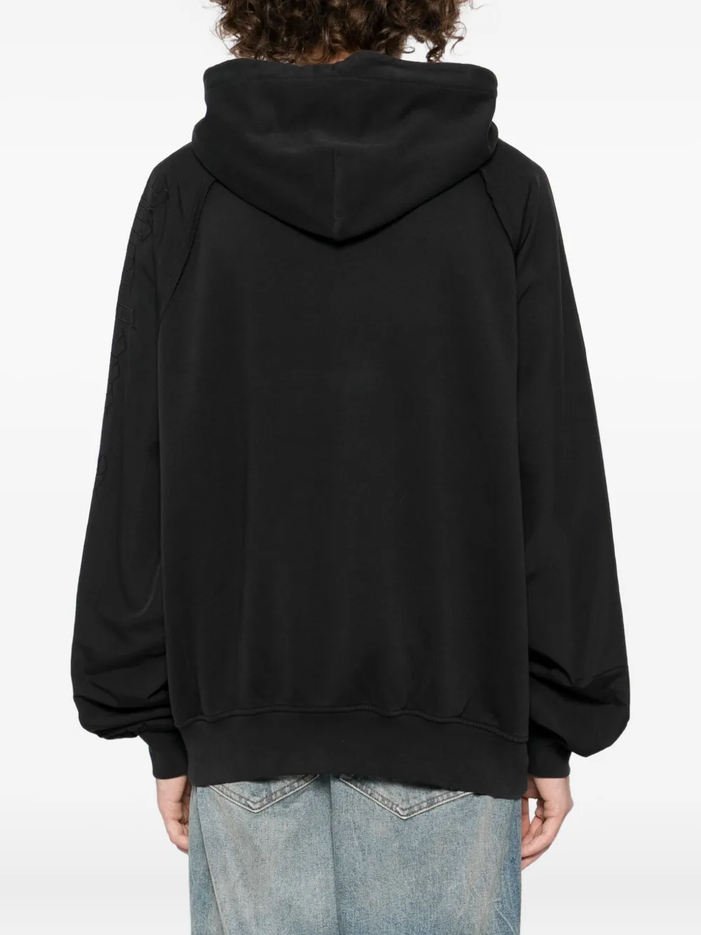 Palm Angels Hoodie met geborduurd logo Grijs