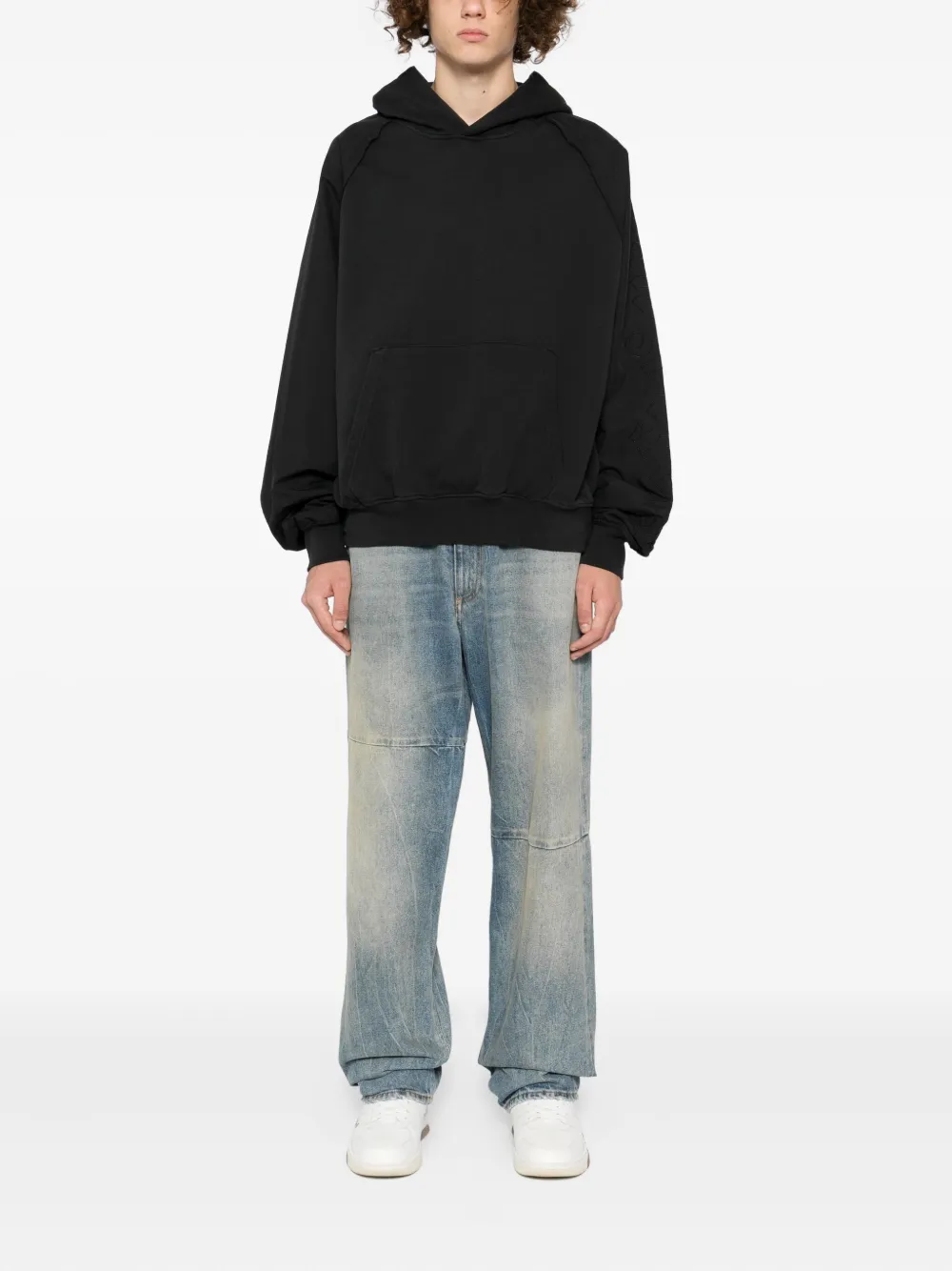 Palm Angels logo-embroidered hoodie | Hoodies | Image 2