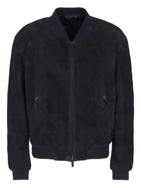 Giorgio Armani suede bomber jacket