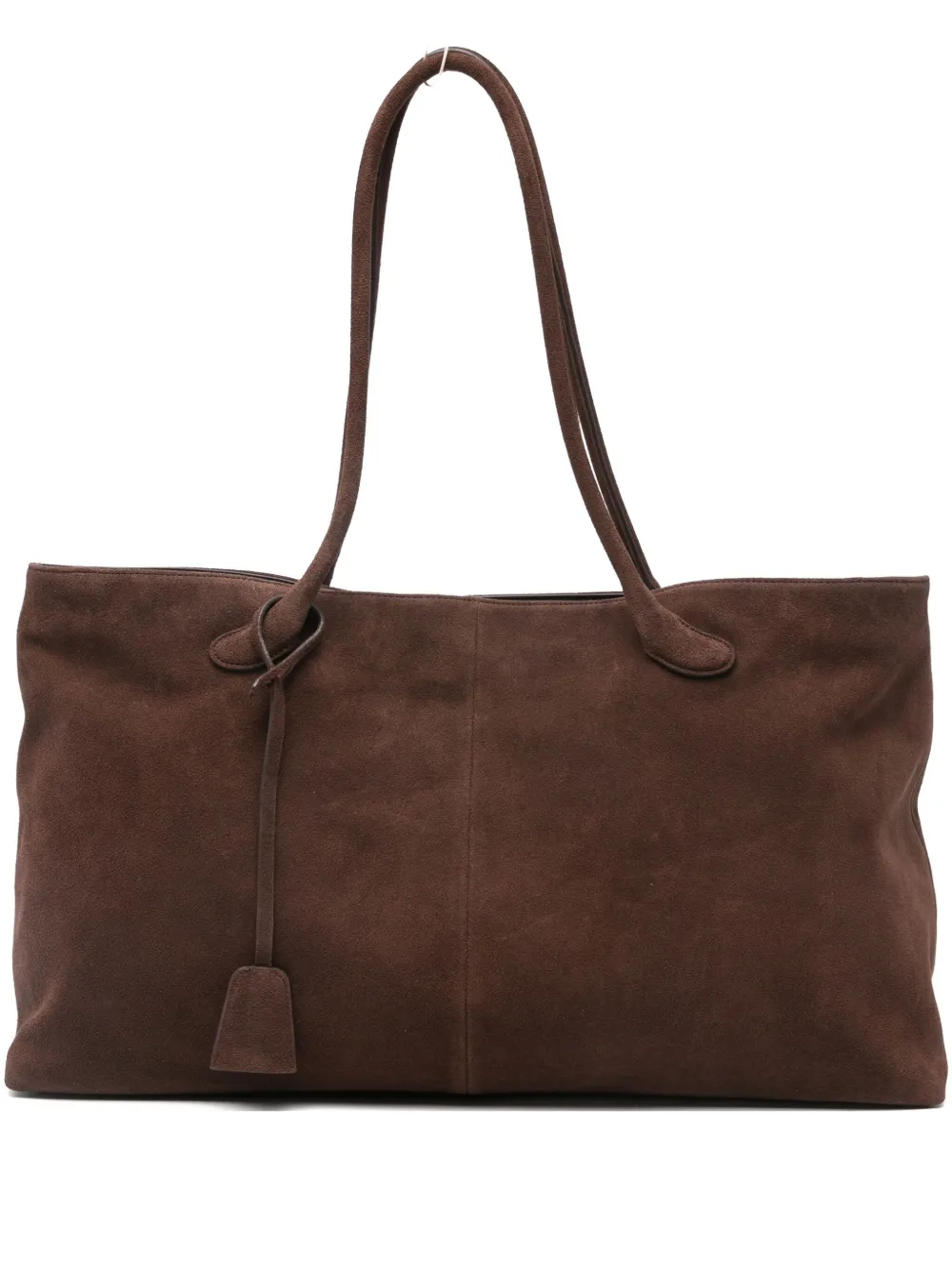 Low Classic Suede Shoulder Bag In Brown