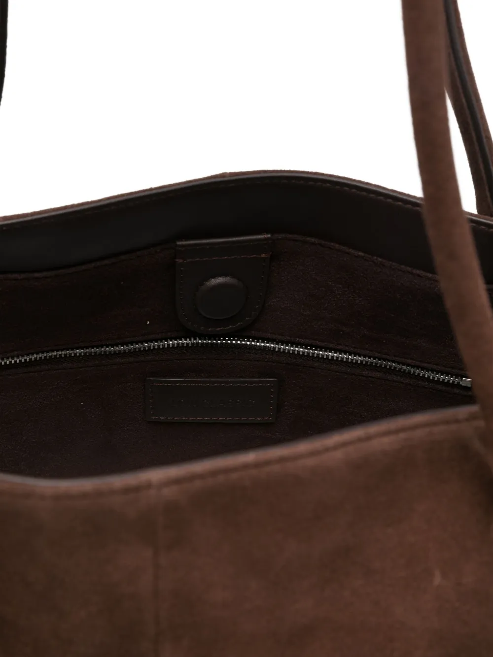 Low Classic Suède schoudertas Bruin