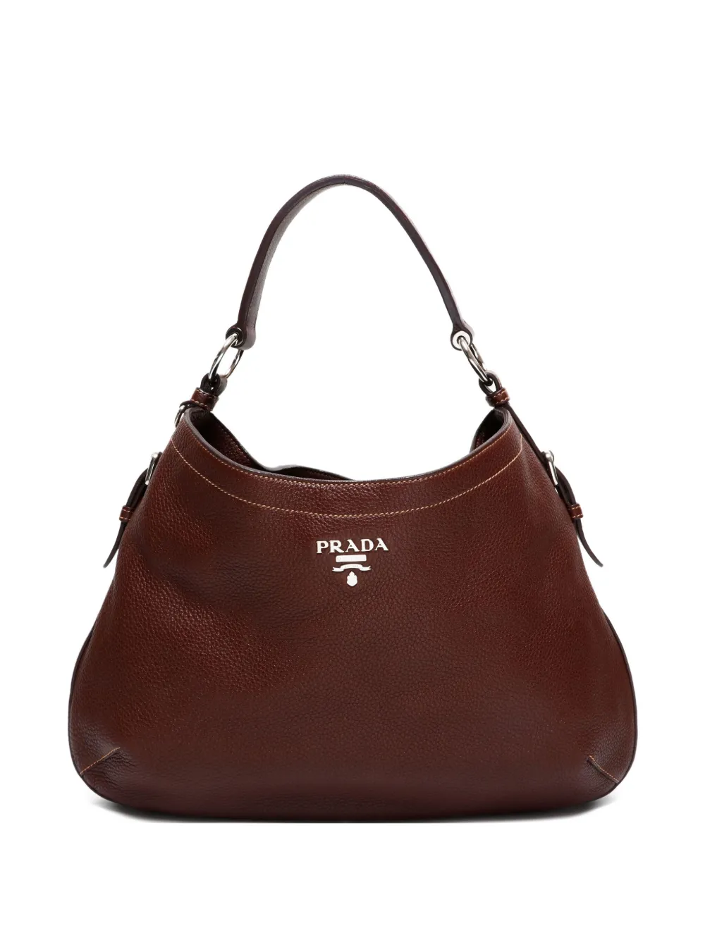 Prada Pre-Owned 2010-2025 leather tote bag | Brown | Image 1