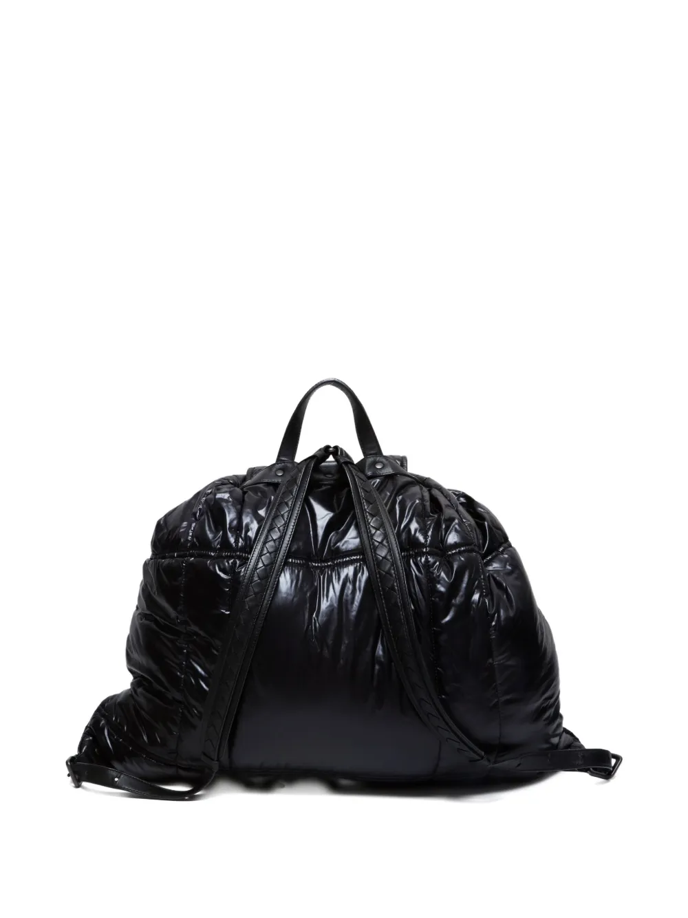 Pre-owned Bottega Veneta 2010-2020 Padded Backpack In Black