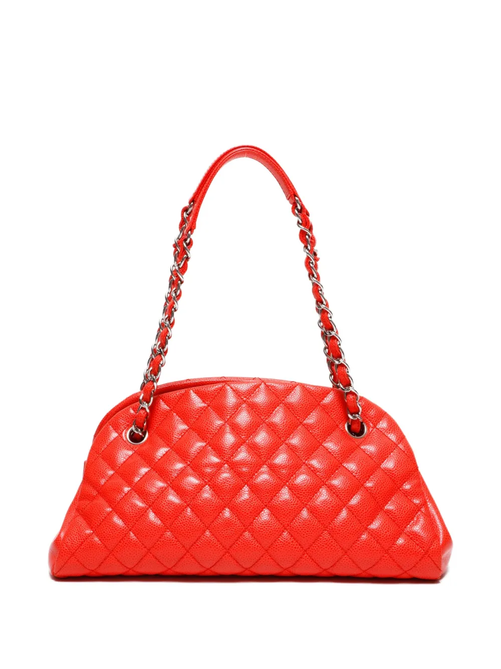Pre-owned Chanel 2012-2013 Just Mademoiselle Tote Bag In Red