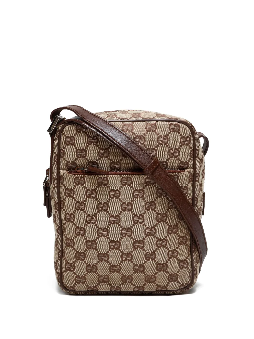 Gucci Pre-Owned 1990s GG canvas shoulder bag | Neutrals | Image 1