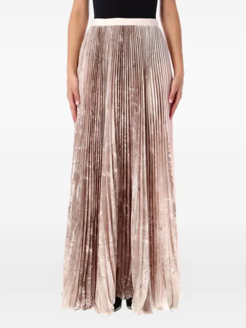 Fabiana Filippi pleated satin-effect maxi skirt