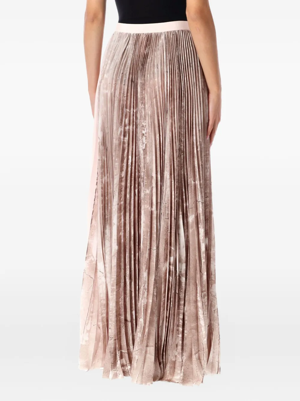 Fabiana Filippi pleated satin-effect maxi skirt | Pleated Skirts | Image 2