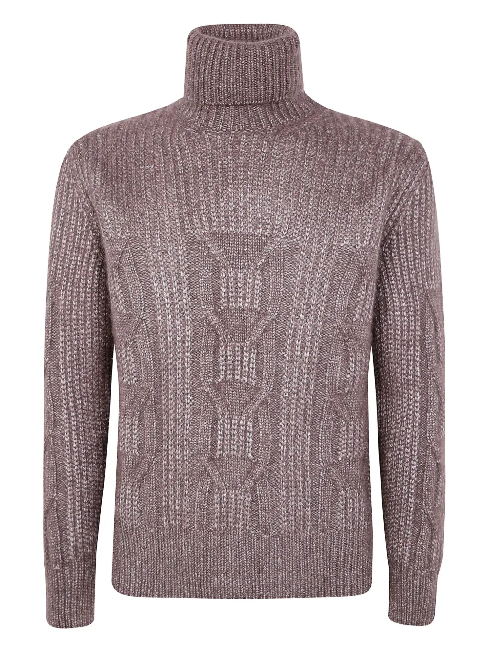 Zegna suéter tejido con cuello tortuga | marrón | Image 1