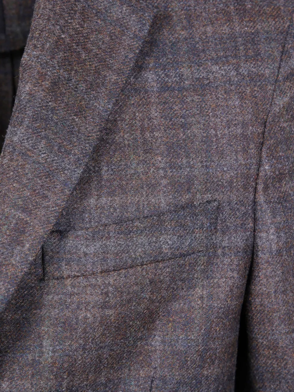Zegna Wool Jacket With Notch Lapel And Pockets In Gray