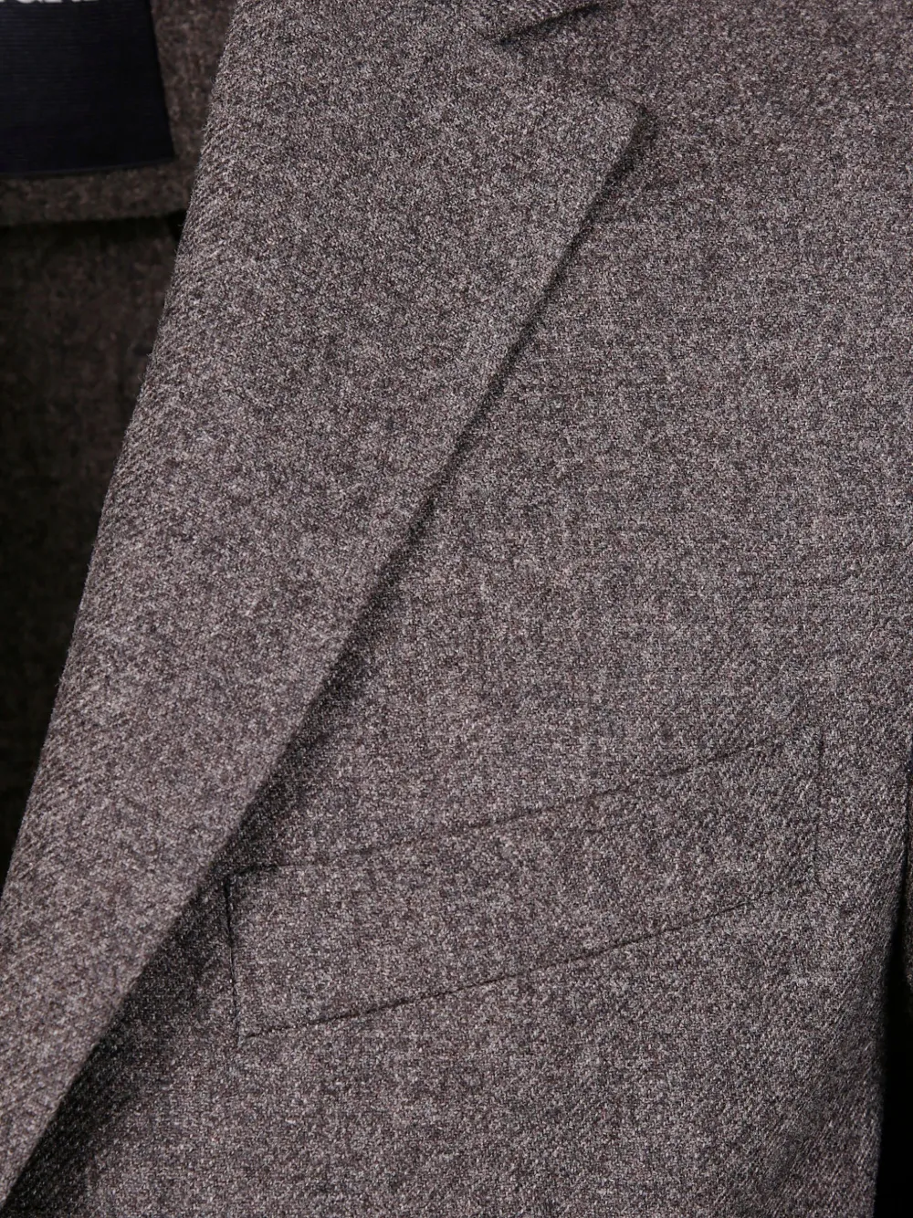 Zegna Wool Cotton And Cashmere Jacket Clothing In Brown