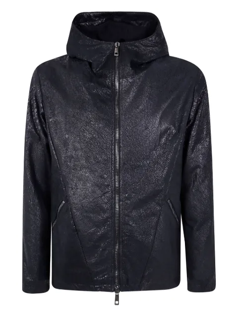 Giorgio Brato hooded leather jacket