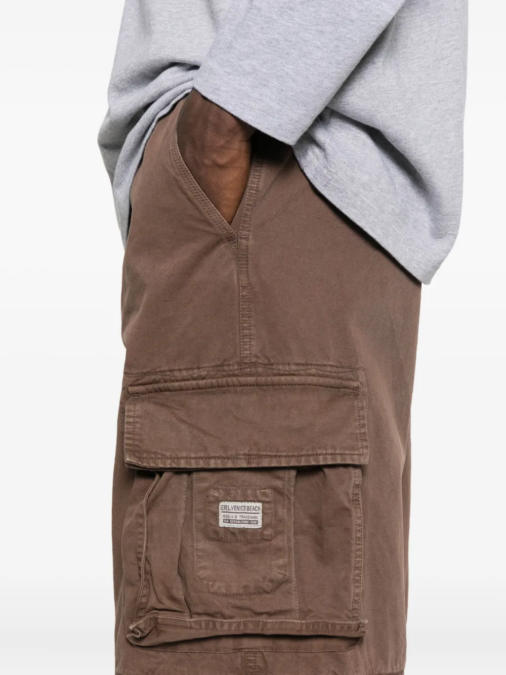 ERL Layered Cargo Trousers | Brown | FARFETCH