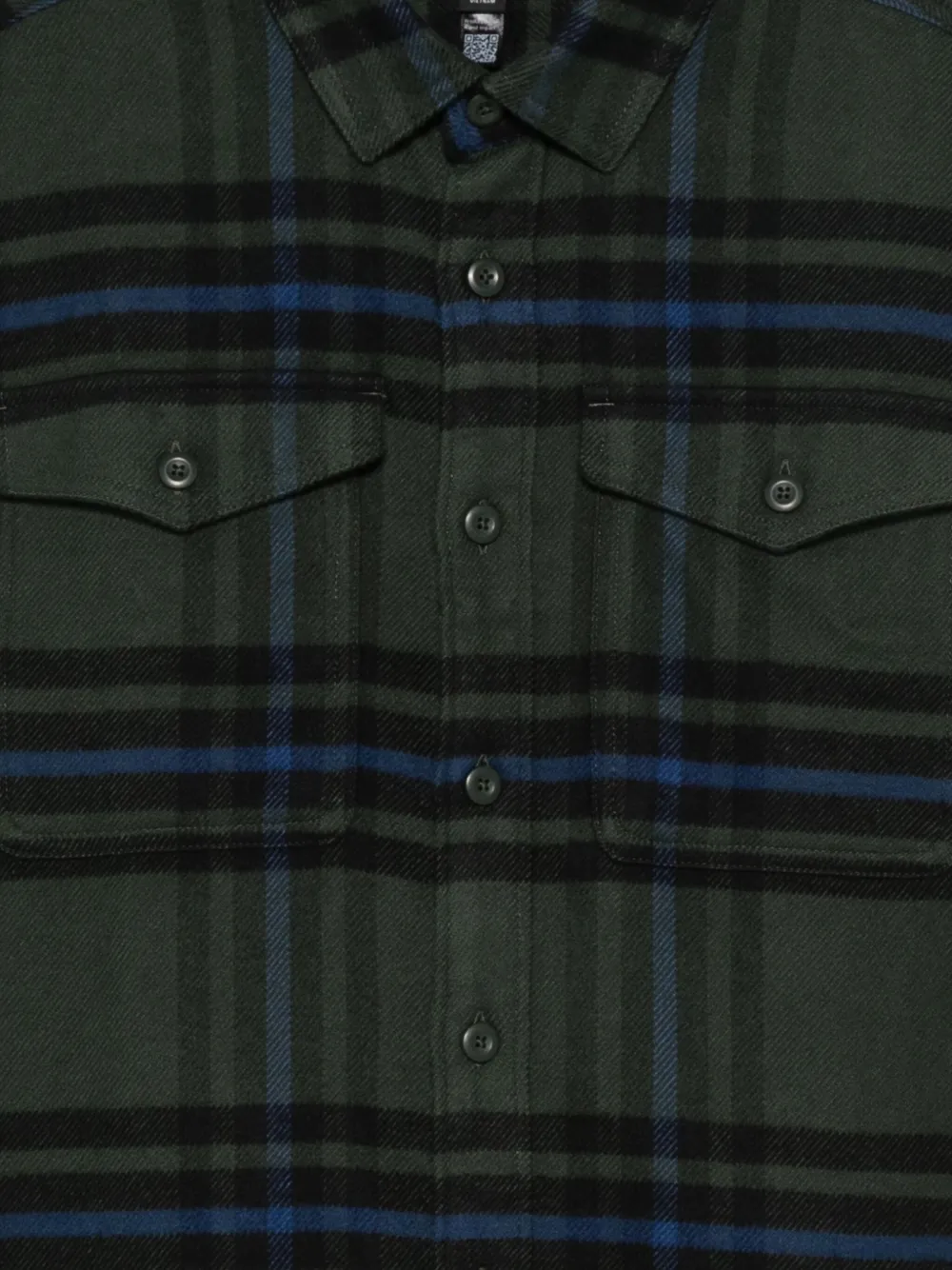 Patagonia Checked Pocketed Shirt In Green