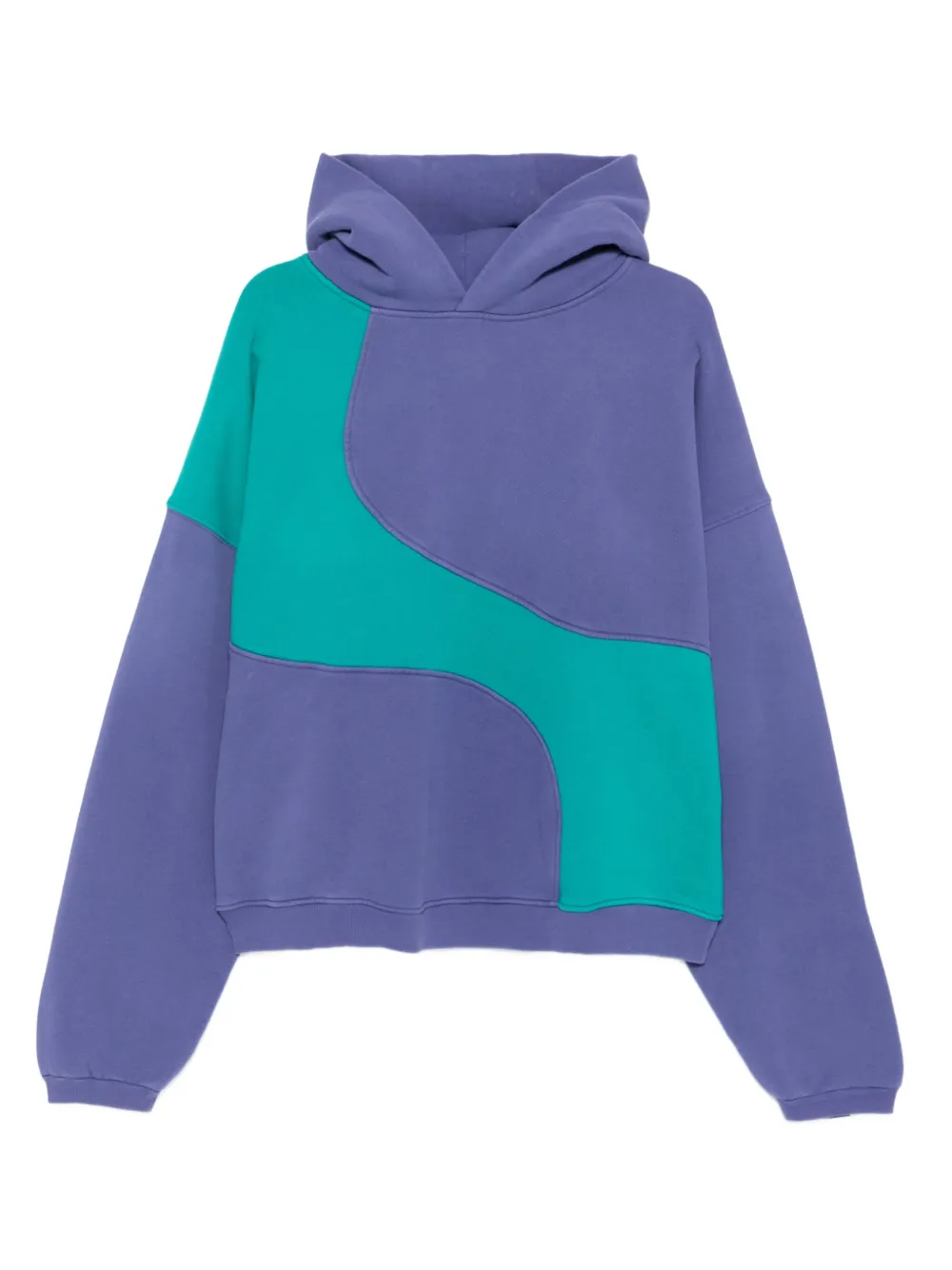 ERL two-tone hoodie | Blue | Image 1