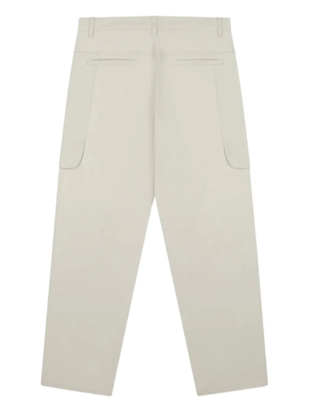 Arte Antwerp Double-pocket Cotton Trousers In Neutral