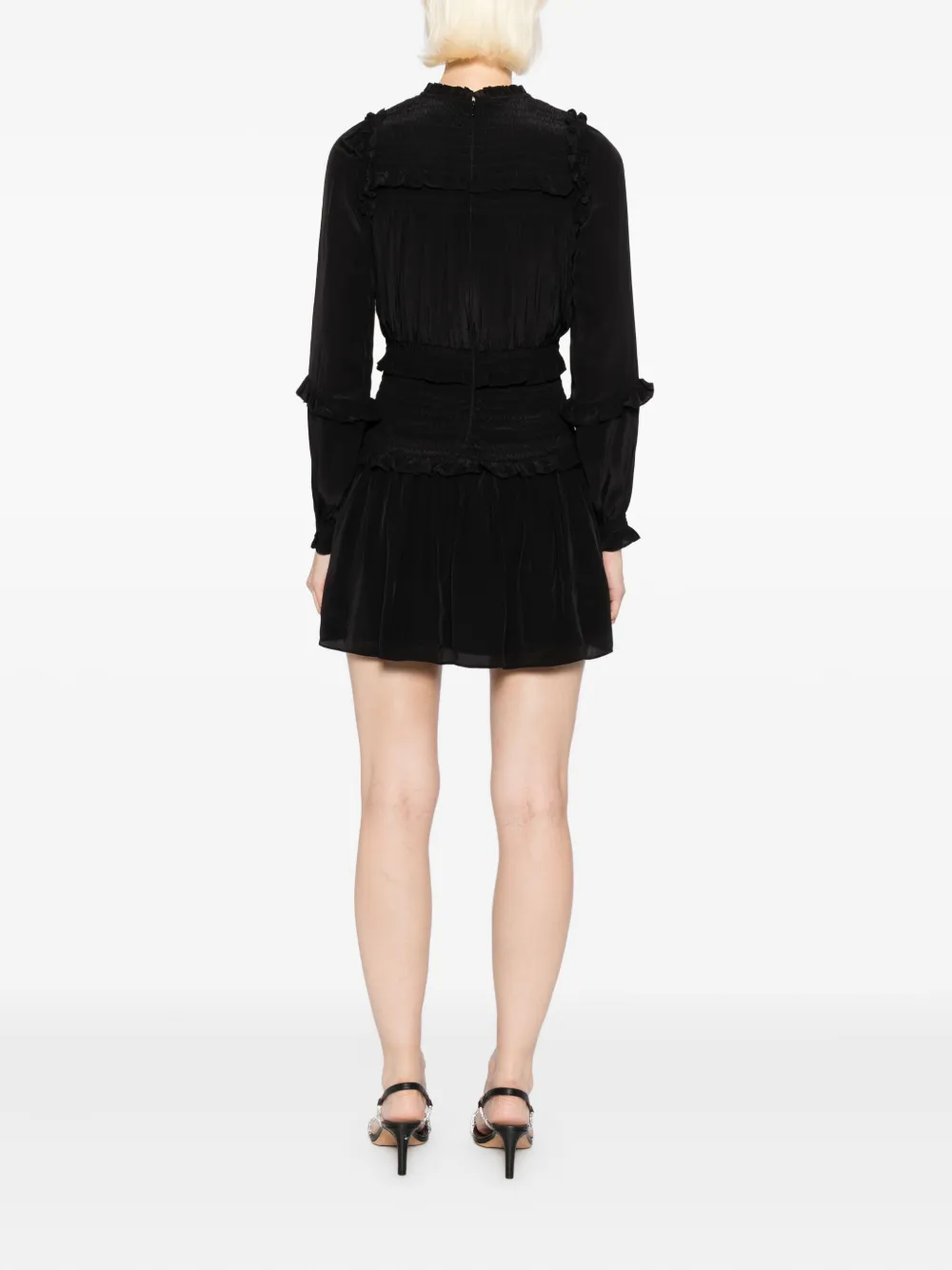 Needle & Thread Emilia mini-jurk Zwart