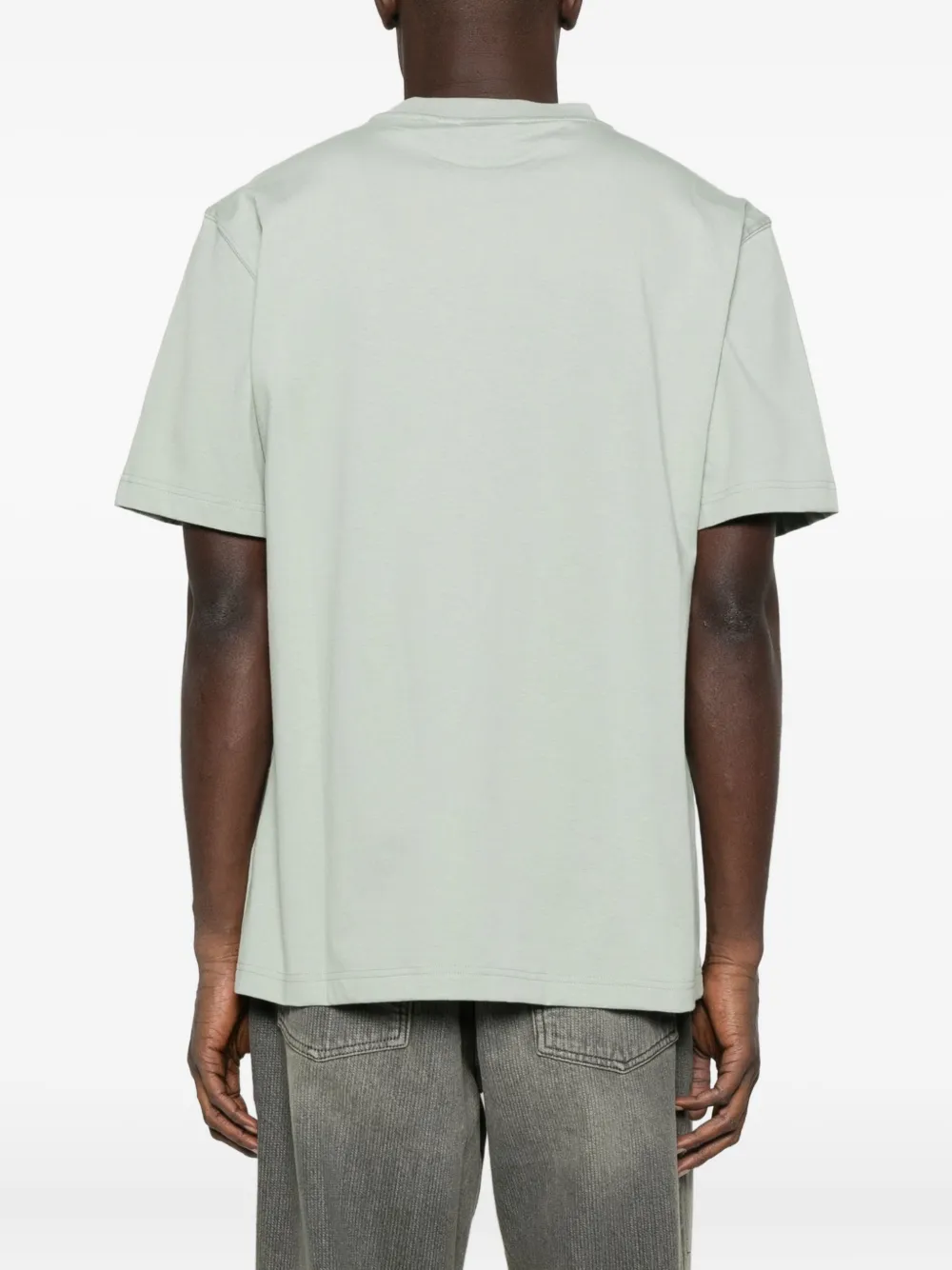 Daily Paper Logo-embroidered T-shirt In Gray