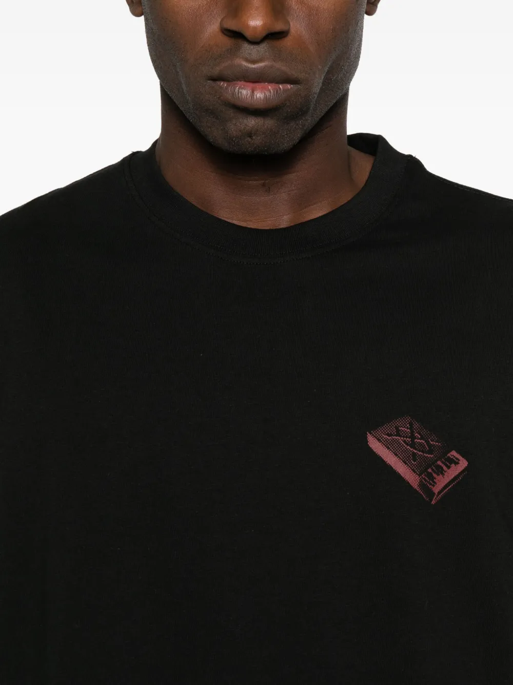 Daily Paper Graphic-print T-shirt In Black