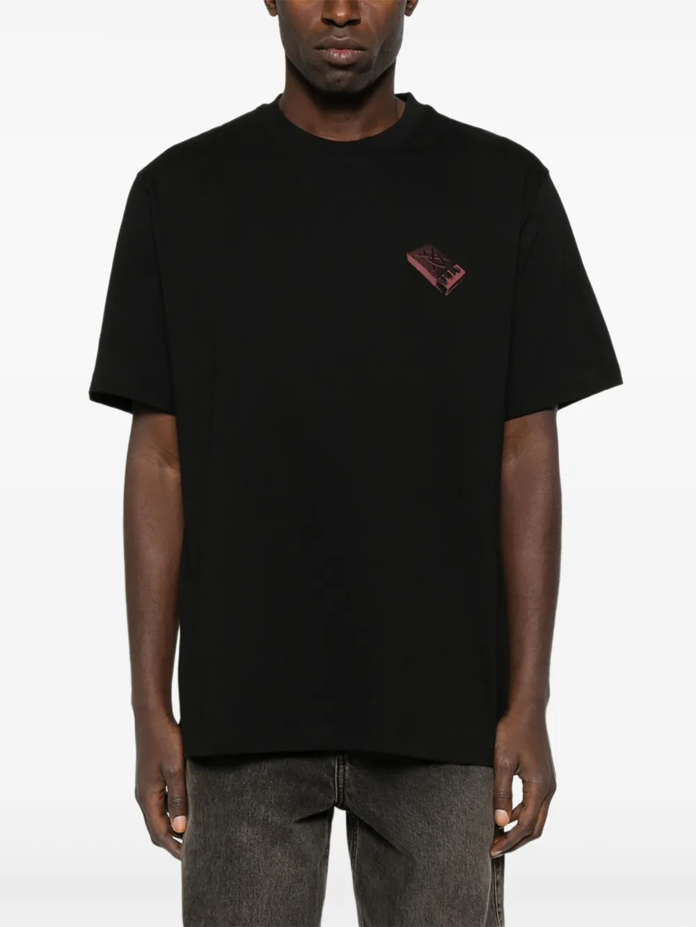 Daily Paper Graphic-print T-shirt In Black