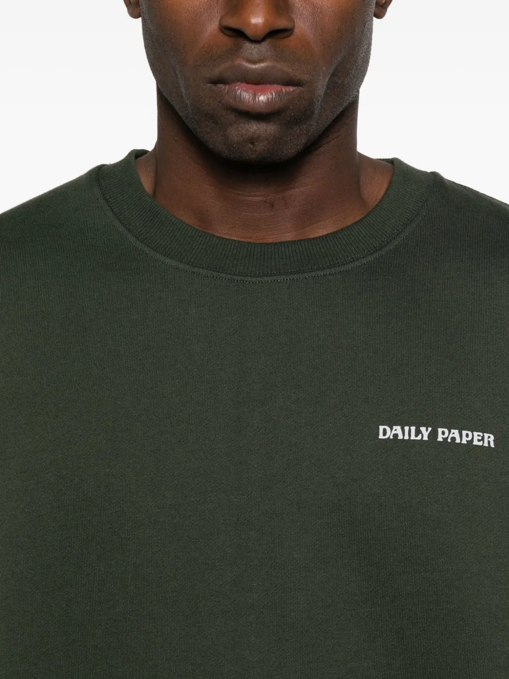 Daily Paper Sweatshirt Mit Logo-print In Green