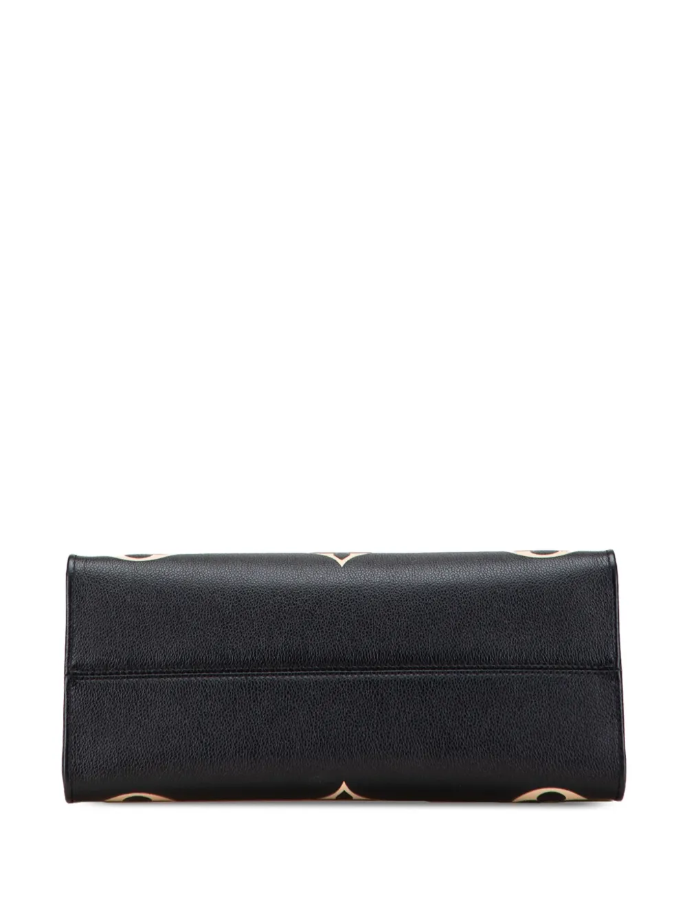 Pre-owned Louis Vuitton 2021-2025 Bicolor Monogram Empreinte Giant Onthego Mm Satchel In Black