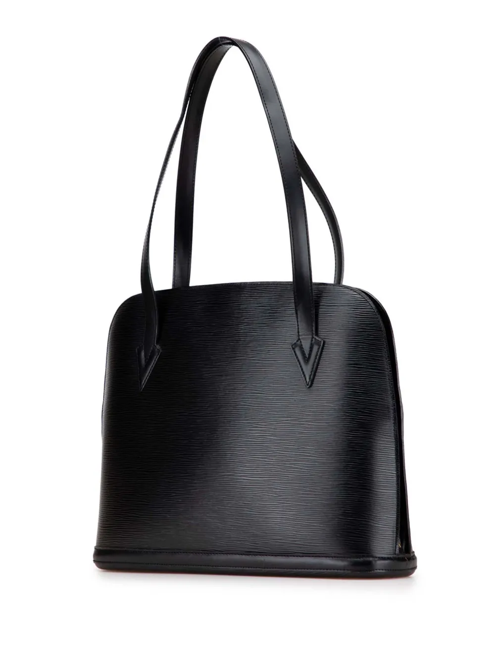 Pre-owned Louis Vuitton 1999 Epi Lussac Shoulder Bag In Black