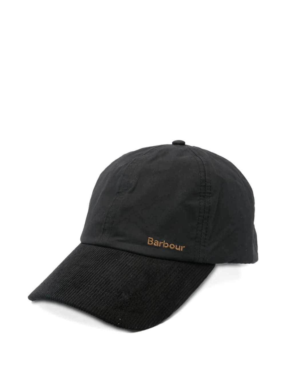 Barbour corduroy-brim cap | Black | Image 1