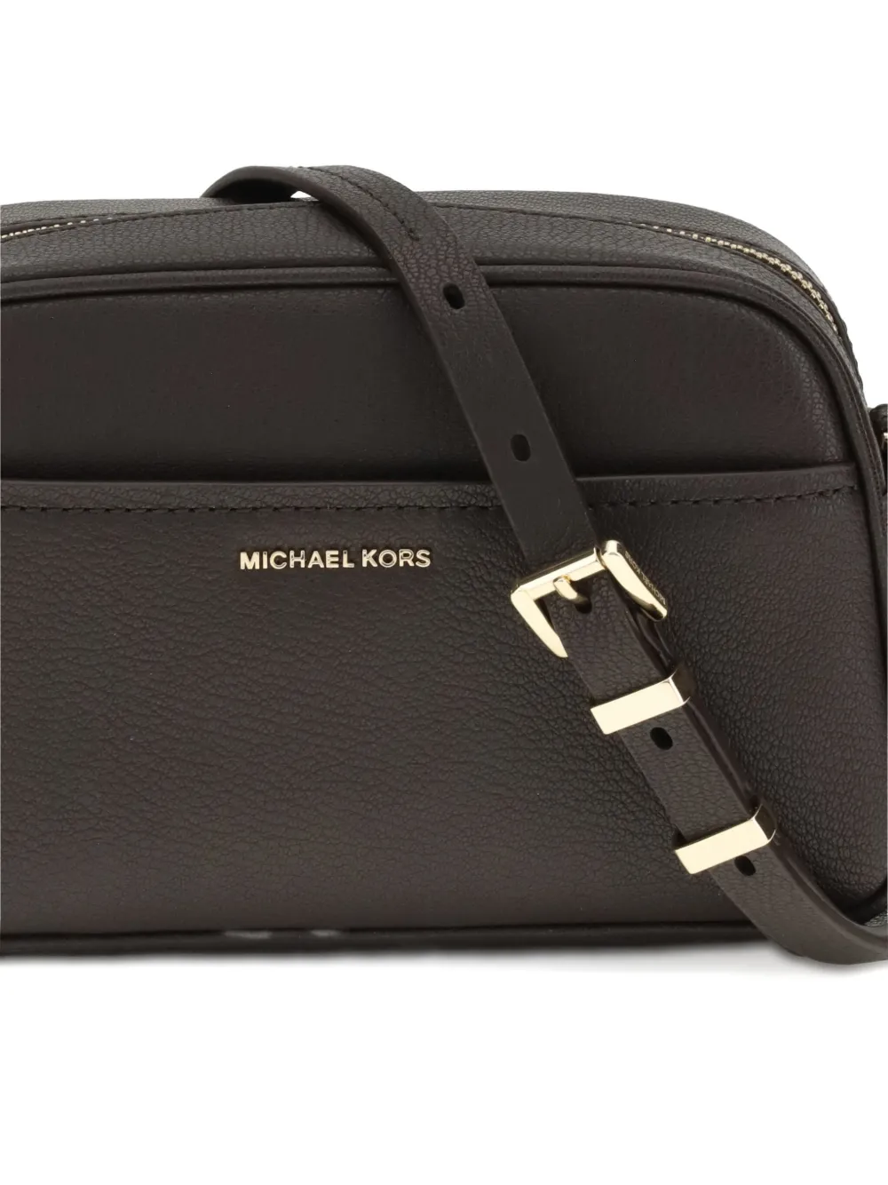Michael Kors Zip-closure Logo-detail Cross Body Bag In Brown