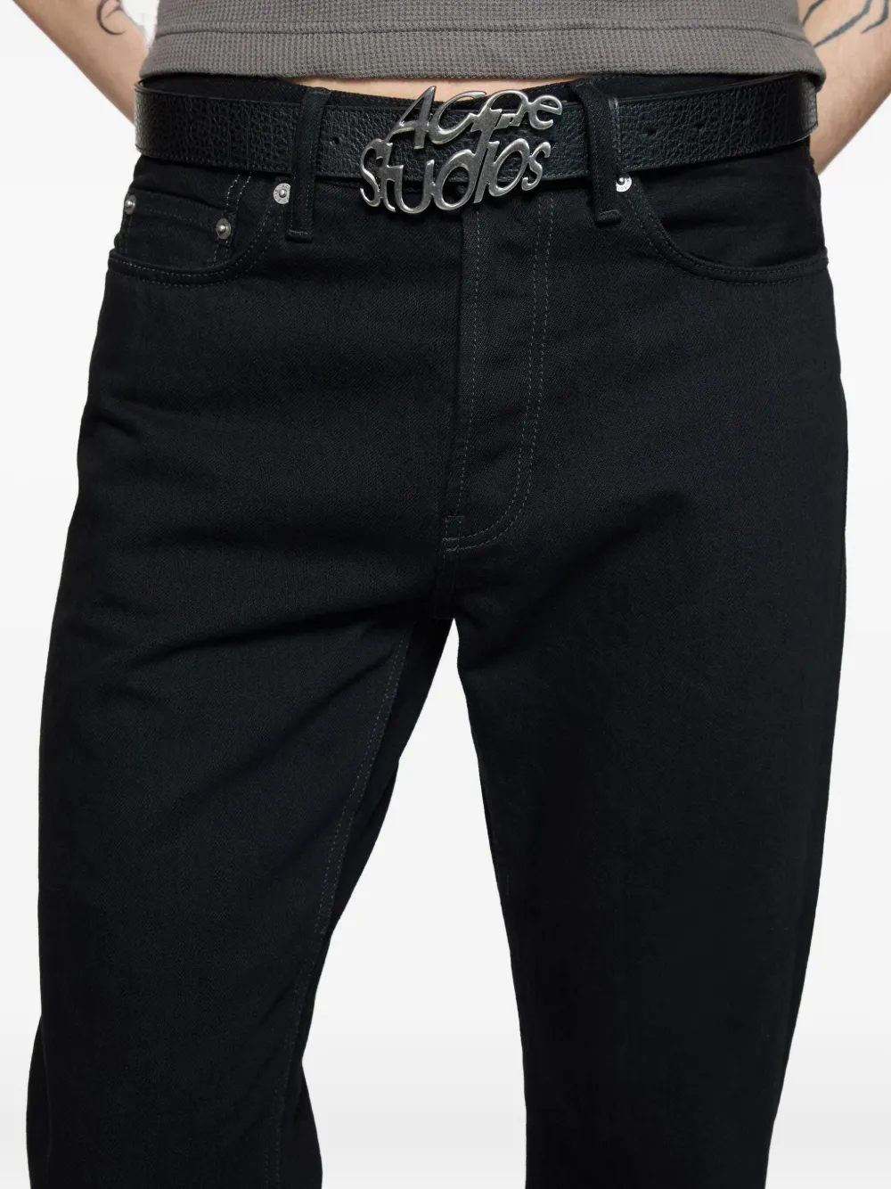 Acne Studios Katoenen jeans Zwart