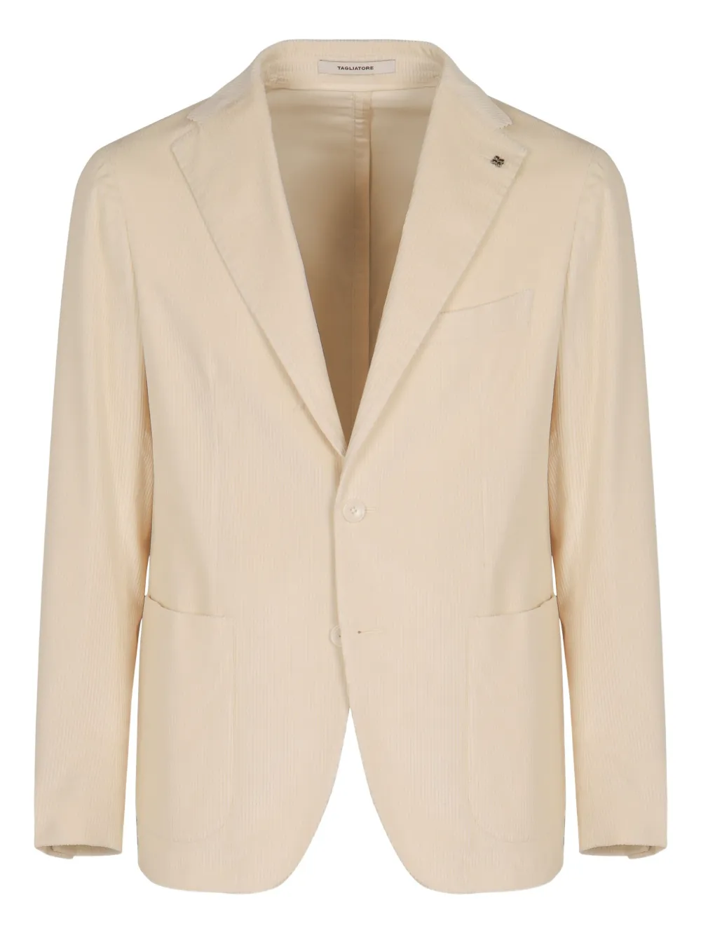 Tagliatore Two-button Textured-effect Suit In Pink