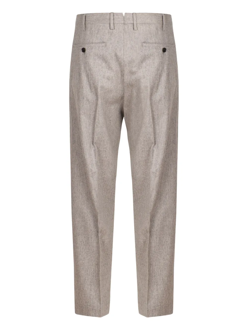 Slowear pleated cotton-blend trousers - Beige