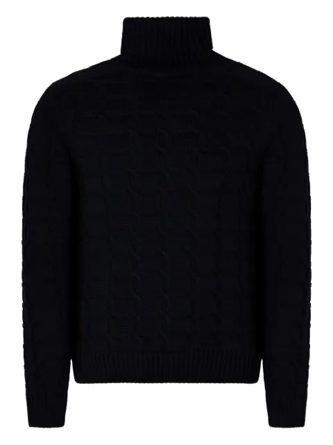 slowear pull torsadé à col roulé
