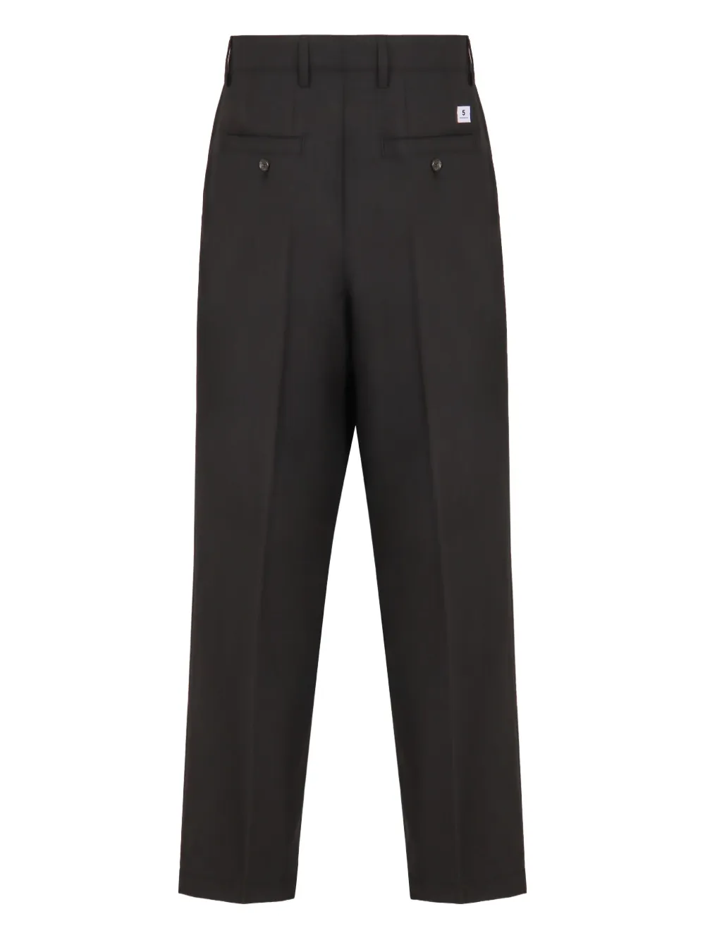 Department 5 Broek met geplooide voorkant - Zwart