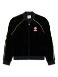 Casablanca logo-patch jacket - Black