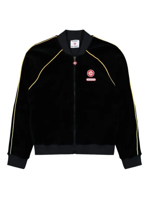 Casablanca logo-patch jacket